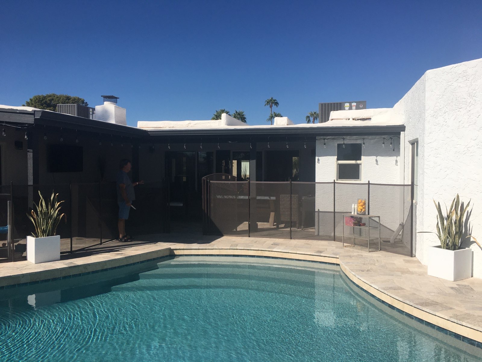 backyard pool service